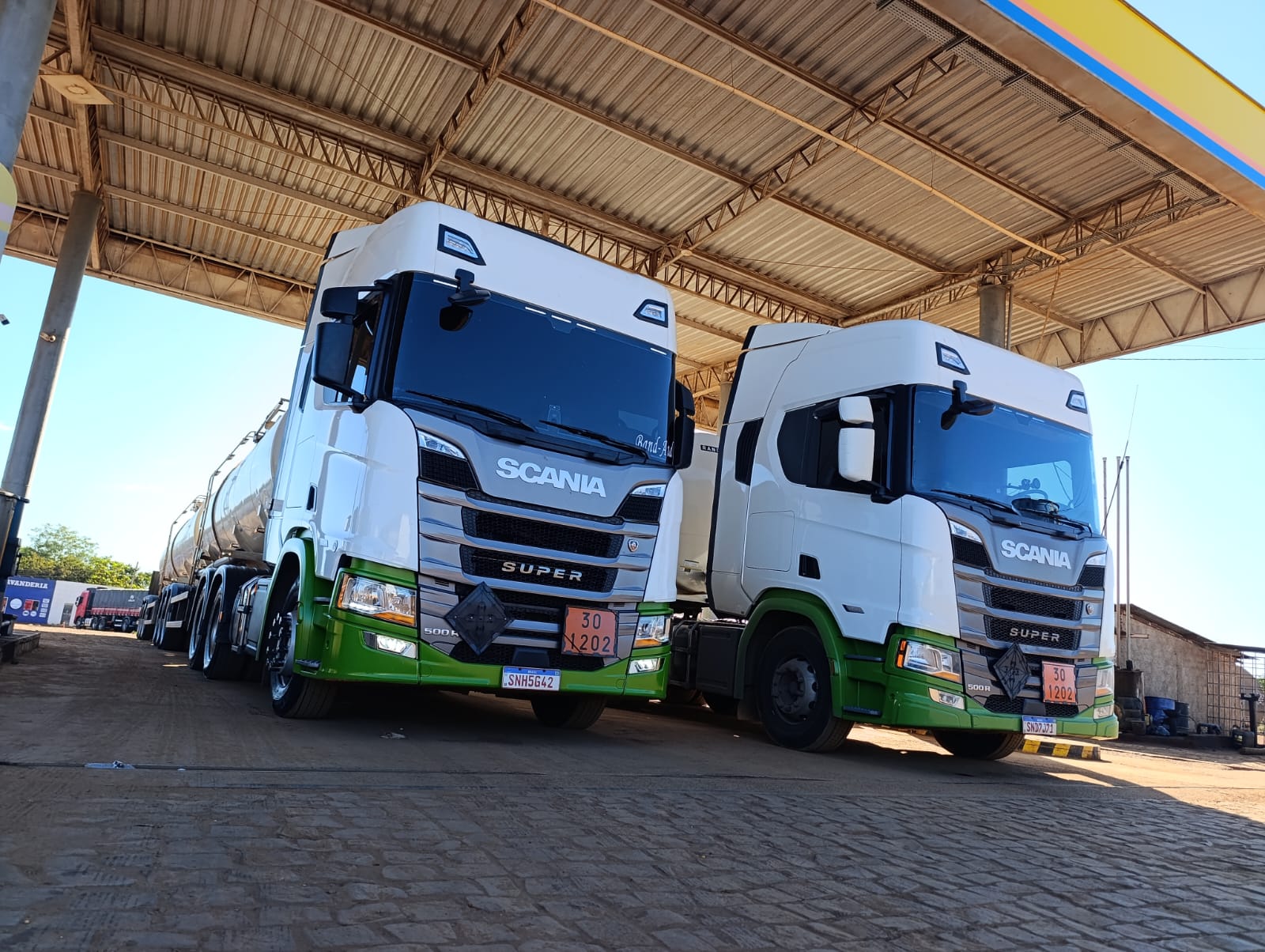 Frota da transportadora de combustíveis