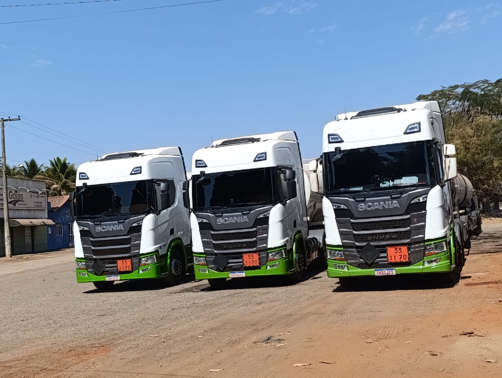Frota da transportadora de combustíveis