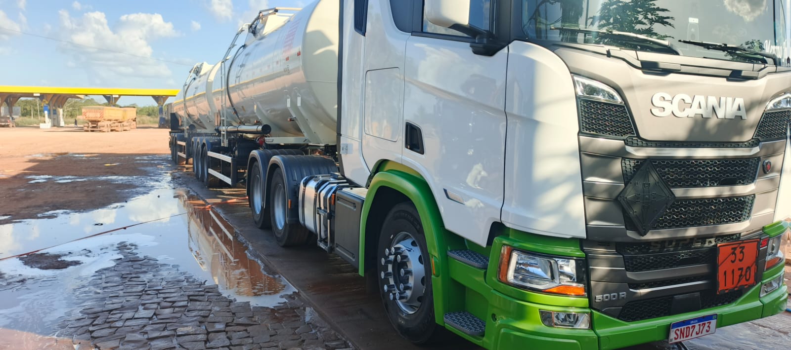 Frota da transportadora de combustíveis