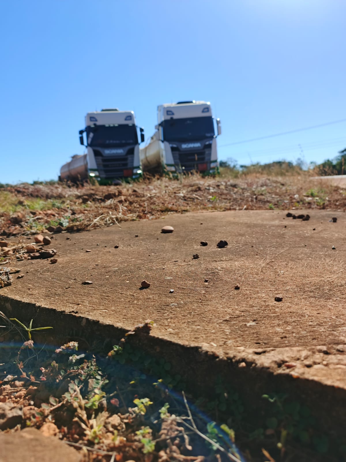 Frota da transportadora de combustíveis