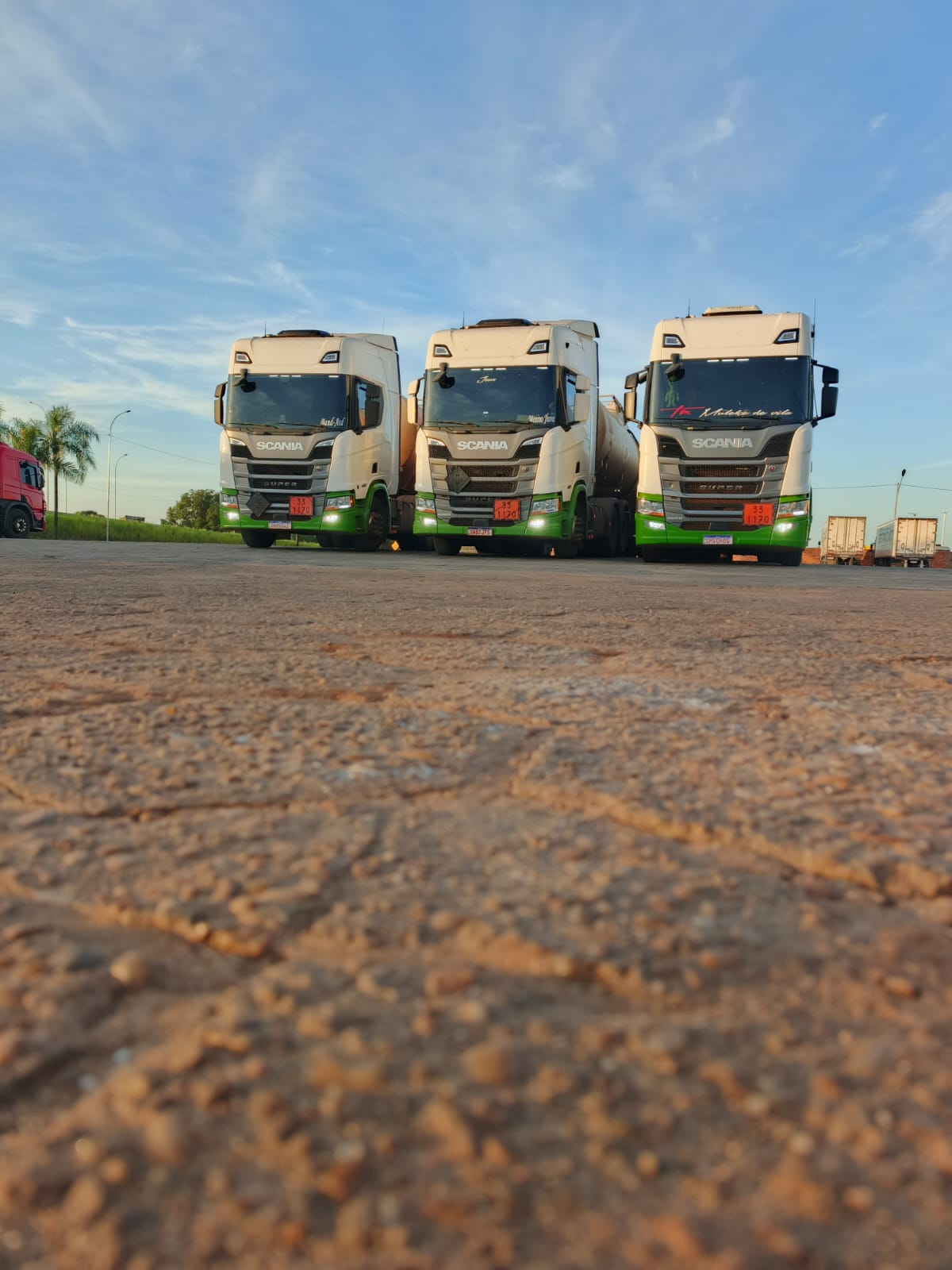 Frota da transportadora de combustíveis