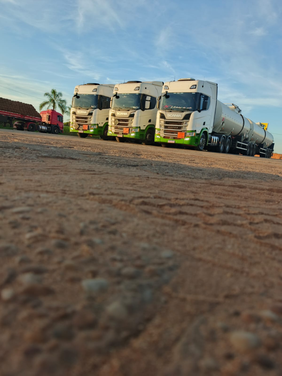 Frota da transportadora de combustíveis