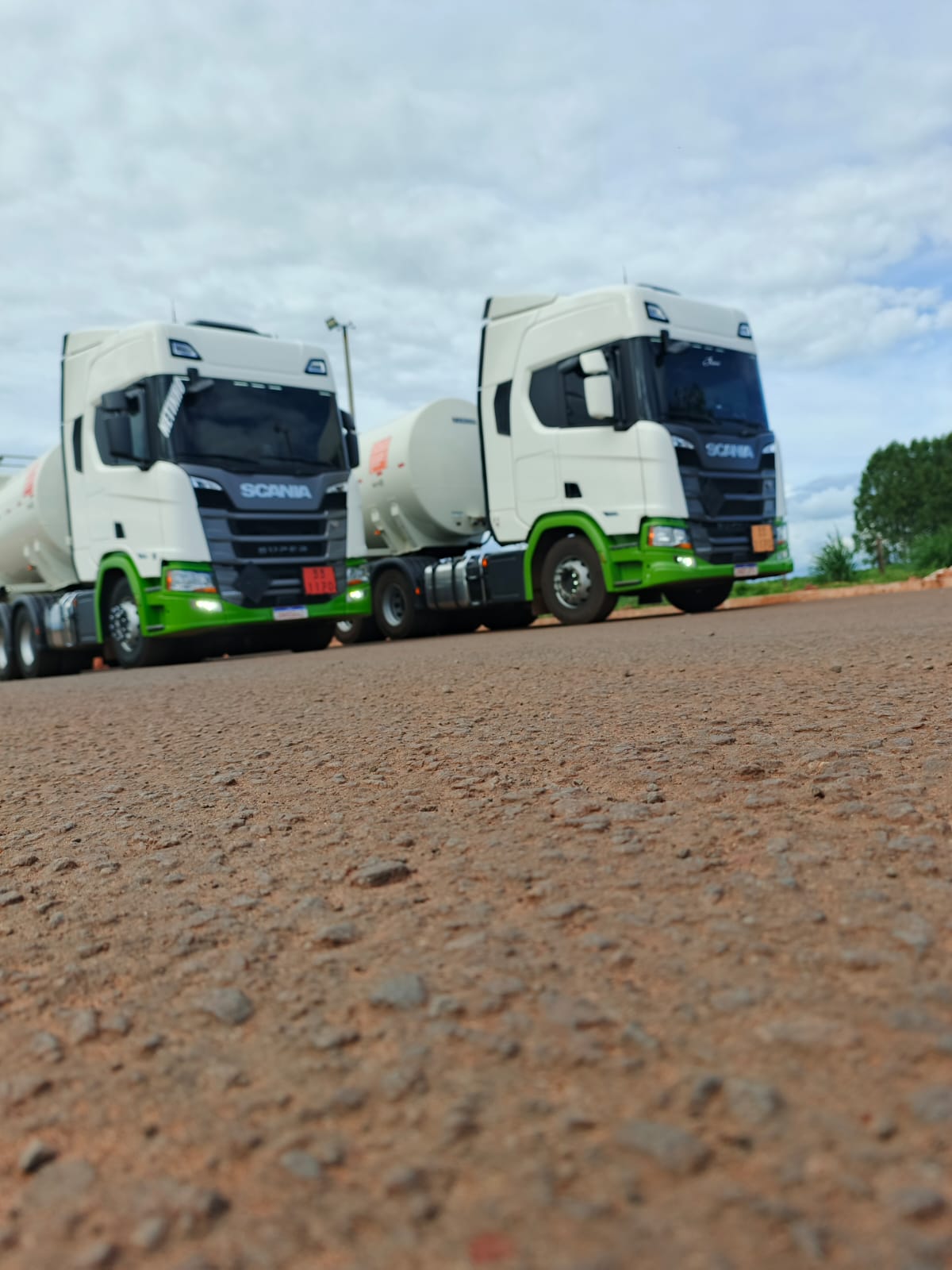 Frota da transportadora de combustíveis