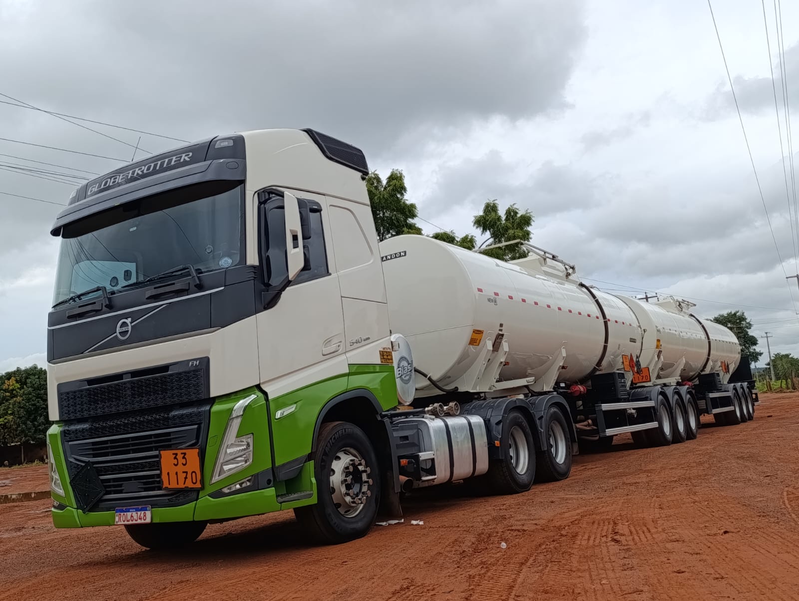 Frota da transportadora de combustíveis