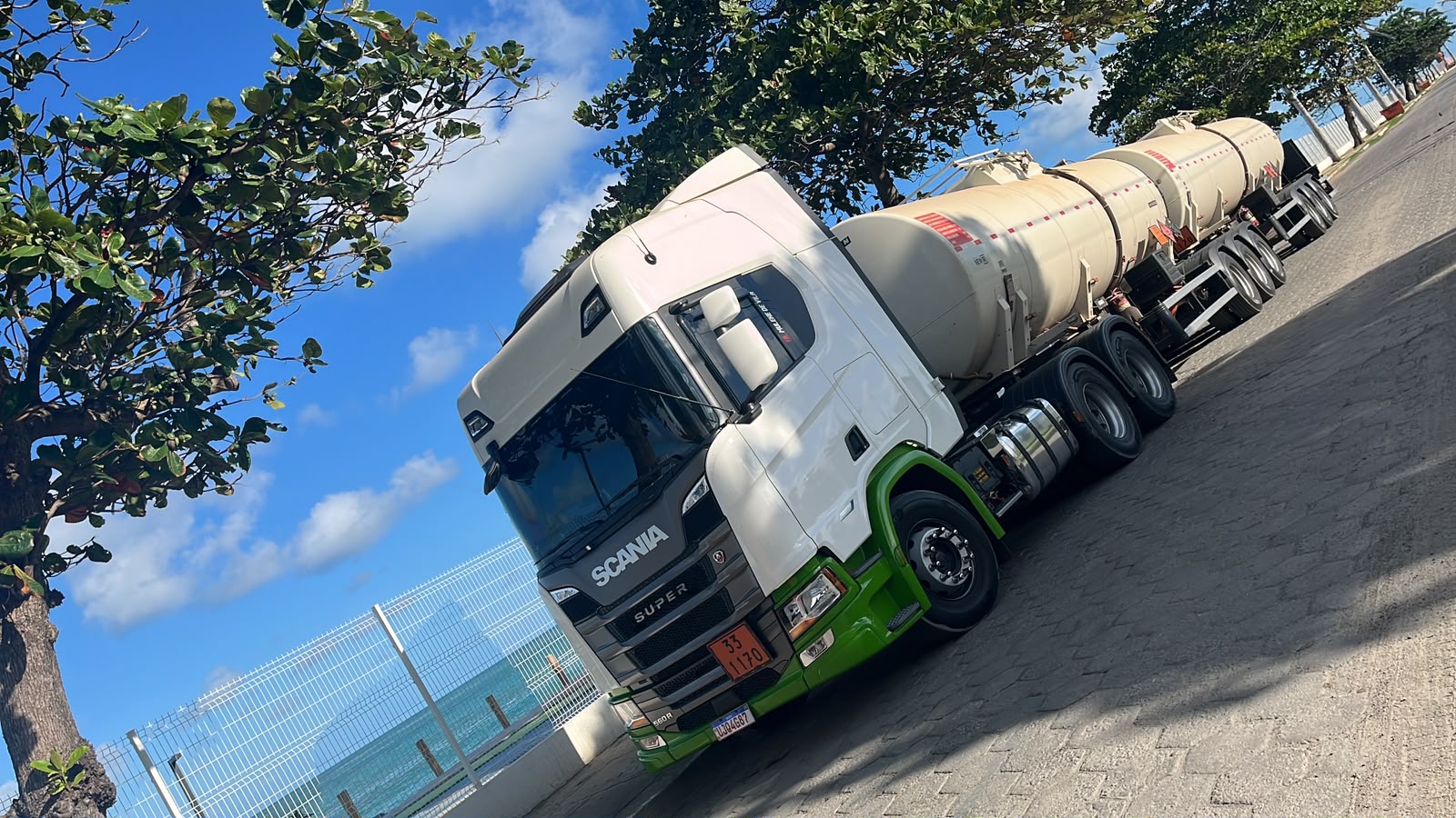 Frota da transportadora de combustíveis
