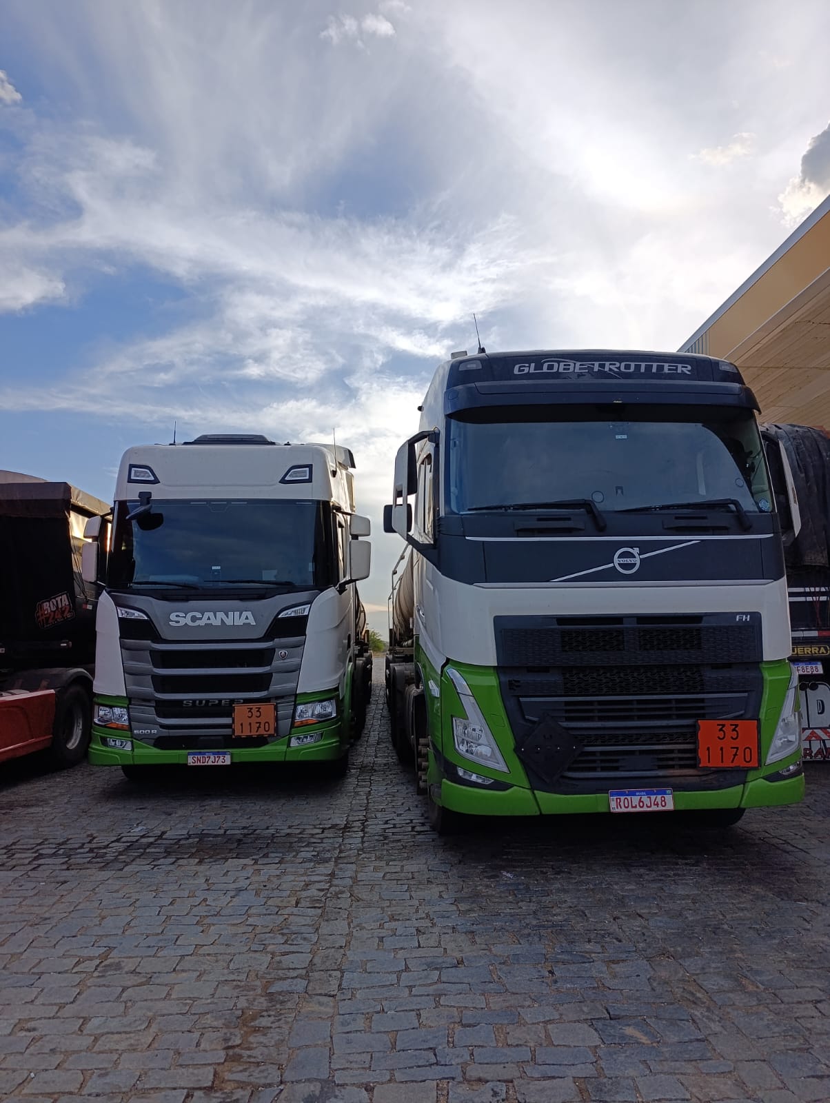 Frota da transportadora de combustíveis