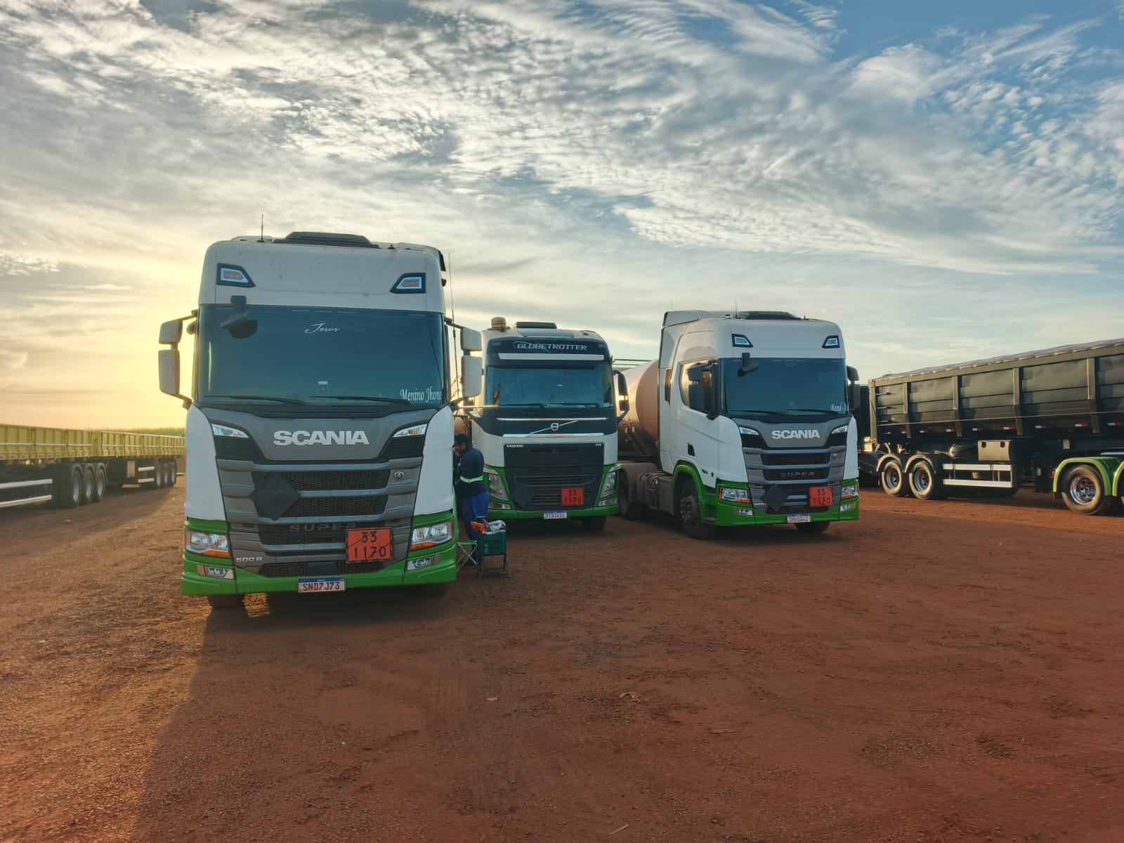 Frota da transportadora de combustíveis